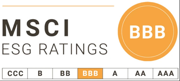 MSCI ESG Ratings BBB