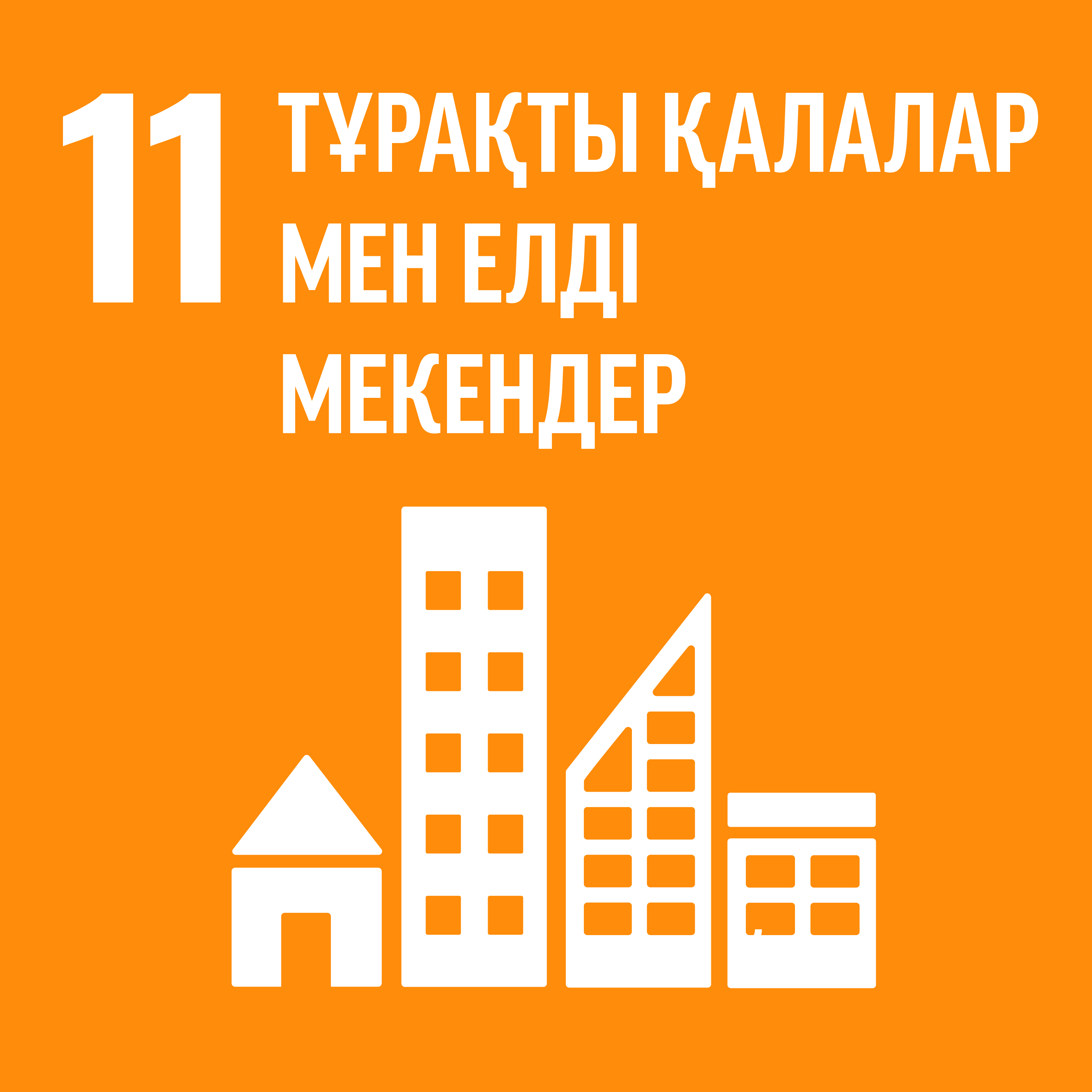 ТДМ 11: Тұрақты қалалар мен елді мекендер